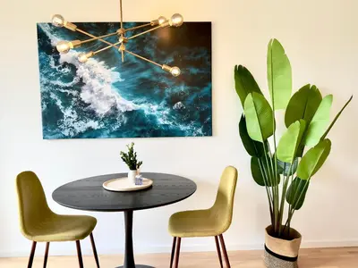 Grundriss der Unterkunft FLAIR Apartments Vorarlberg - Stilvolles Wohnen nahe Bodensee & Alpen - Küche, Balkon & Gratis Parkplatz