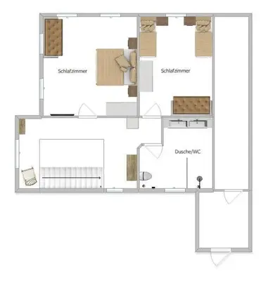 Grundriss der Unterkunft Haus Landschisott