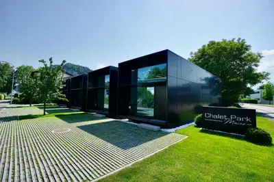 Ein Garten an der Unterkunft Chalet Park by Maier Mäder