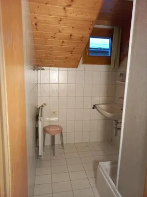 Ein Badezimmer in der Unterkunft Ferienwohnung Stelzis