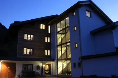 Das Gebäude in dem sich die Ferienwohnung befindet
