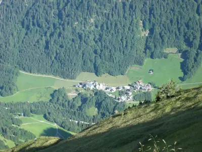 Naturlandschaft in der Nähe der Pension