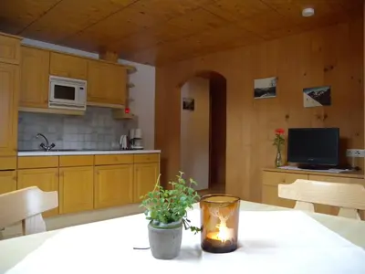 Küche/Küchenzeile in der Unterkunft Appartments Haus Monika