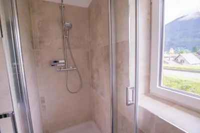 Ein Badezimmer in der Unterkunft 