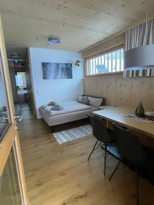 Ein Bett oder Betten in einem Zimmer der Unterkunft Apartment Waldblick