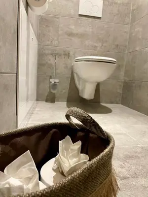 Ein Badezimmer in der Unterkunft Apartment Waldblick
