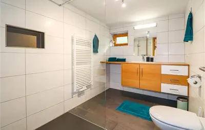 Ein Badezimmer in der Unterkunft Ferienwohnung Sonntag