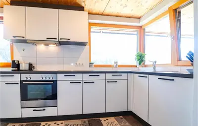 Küche/Küchenzeile in der Unterkunft Ferienwohnung Sonntag