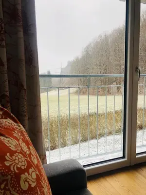 Ein Balkon oder eine Terrasse in der Unterkunft DAS Max