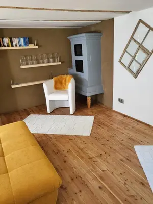 Ein Sitzbereich in der Unterkunft FEWO Peter und Britta