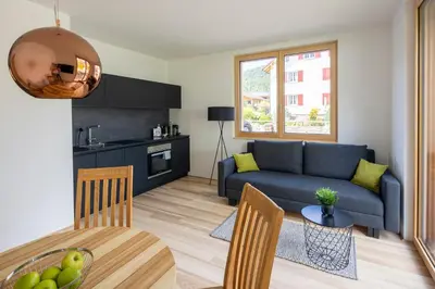 Küche/Küchenzeile in der Unterkunft am Greben Apartments eins - zwei - sechs - sieben