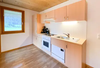 Küche/Küchenzeile in der Unterkunft Haus Helga