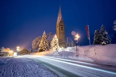 Walserhaus Fritz im Winter