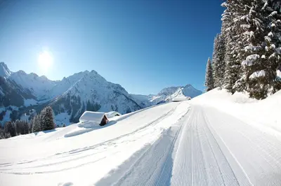 Walserhaus Fritz im Winter