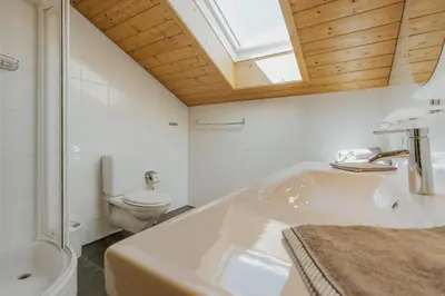Ein Badezimmer in der Unterkunft Ferienwohnung Hoche