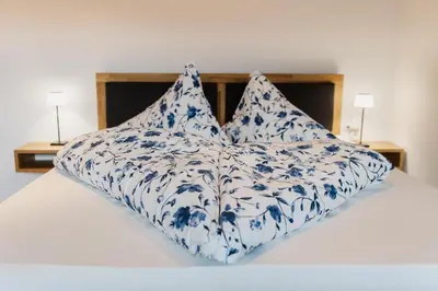 Ein Bett oder Betten in einem Zimmer der Unterkunft Ferienwohnung Hoche