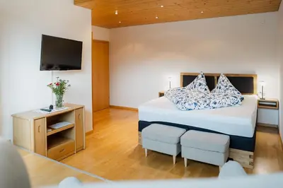 Ein Bett oder Betten in einem Zimmer der Unterkunft Ferienwohnung Hoche