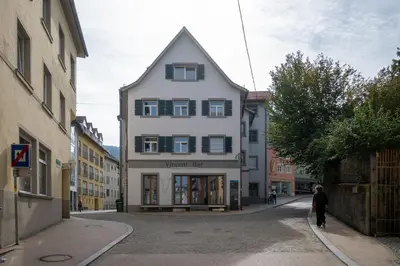 Das Gebäude in dem sich die Ferienwohnung befindet