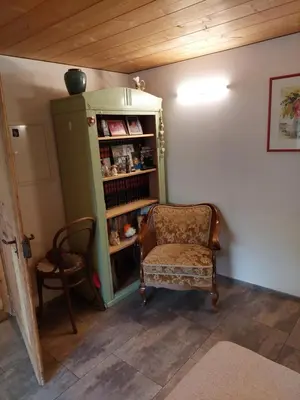Ein Sitzbereich in der Unterkunft Alte Mühle