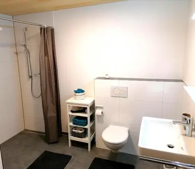 Ein Badezimmer in der Unterkunft Apartment BergIN