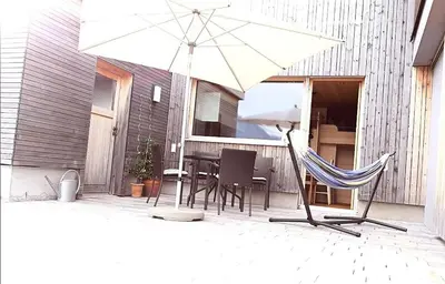 Ein Patio oder anderer Außenbereich in der Unterkunft Apartment BergIN