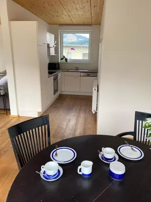 Küche/Küchenzeile in der Unterkunft Penthousewohnung mit fantastischem Ausblick und KLIMAANLAGE