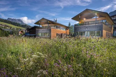 Naturlandschaft in der Nähe des Chalets