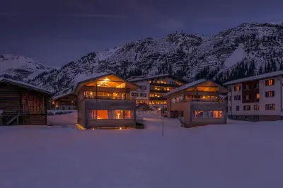 Naturlandschaft in der Nähe des Chalets