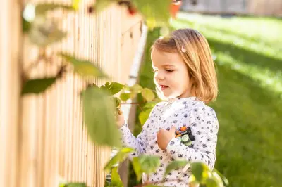 Ein Garten an der Unterkunft Huus123