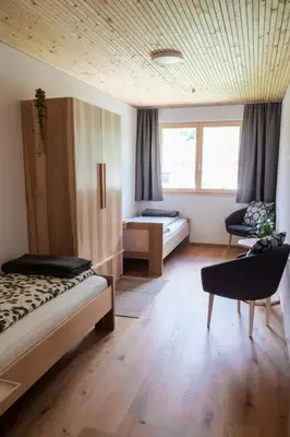 Ein Bett oder Betten in einem Zimmer der Unterkunft 751Pelzrain