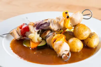 Essen im Hotel oder in der Nähe