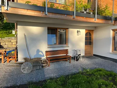 Ein Garten an der Unterkunft Kreiers Alp