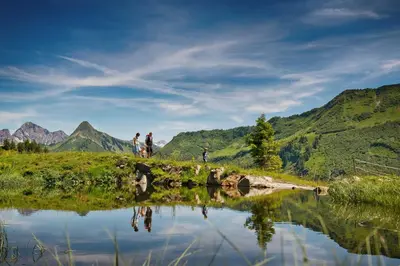 Naturlandschaft in der Nähe der Ferienwohnung
