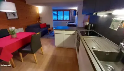 Küche/Küchenzeile in der Unterkunft Haus Simma