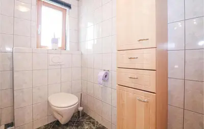 Ein Badezimmer in der Unterkunft Bezaubernde Ferienwohnung