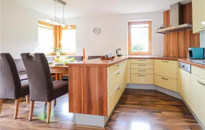 Küche/Küchenzeile in der Unterkunft Bezaubernde Ferienwohnung