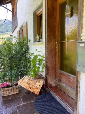 Ein Garten an der Unterkunft Ines Ferienwohnung