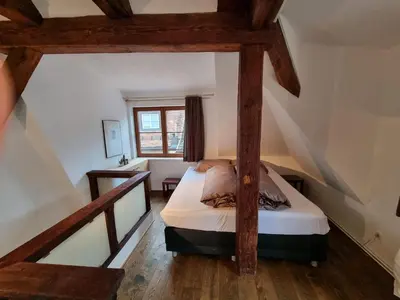 Ein Bett oder Betten in einem Zimmer der Unterkunft Appartment Montfort