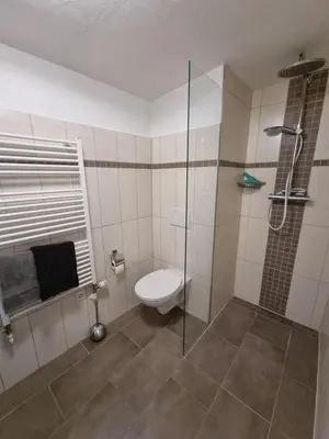 Ein Badezimmer in der Unterkunft Appartment Montfort