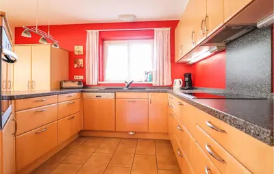 Küche/Küchenzeile in der Unterkunft Ferienwohnung Mit Gartenzaun
