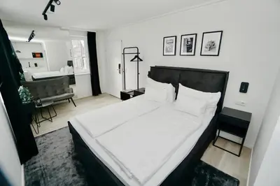 Ein Bett oder Betten in einem Zimmer der Unterkunft Motel by Maier Götzis- kontaktloser Check-in