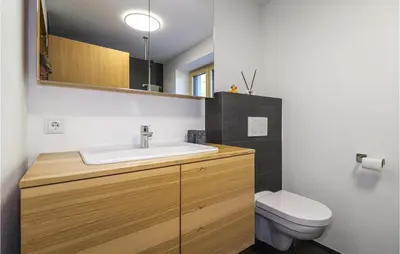 Ein Badezimmer in der Unterkunft Ferienwohnung Mit Ausblick