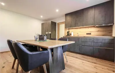 Küche/Küchenzeile in der Unterkunft Ferienwohnung Mit Ausblick