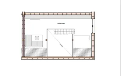 Grundriss der Unterkunft Haus im WALDner