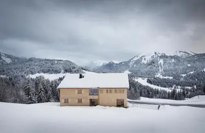 Ferienhaus Halwina hideaway im Winter