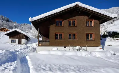 Walserhaus im Winter