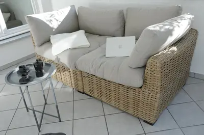 Ein Sitzbereich in der Unterkunft RELAX Apartment mit Garten - Lifestyle am Bodensee, Fahrräder & Parkplatz inklusive