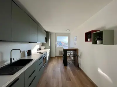 Küche/Küchenzeile in der Unterkunft Apartment Popular