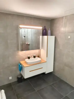 Ein Badezimmer in der Unterkunft Casa Farnach