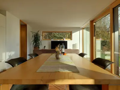 Ein Sitzbereich in der Unterkunft Casa Farnach